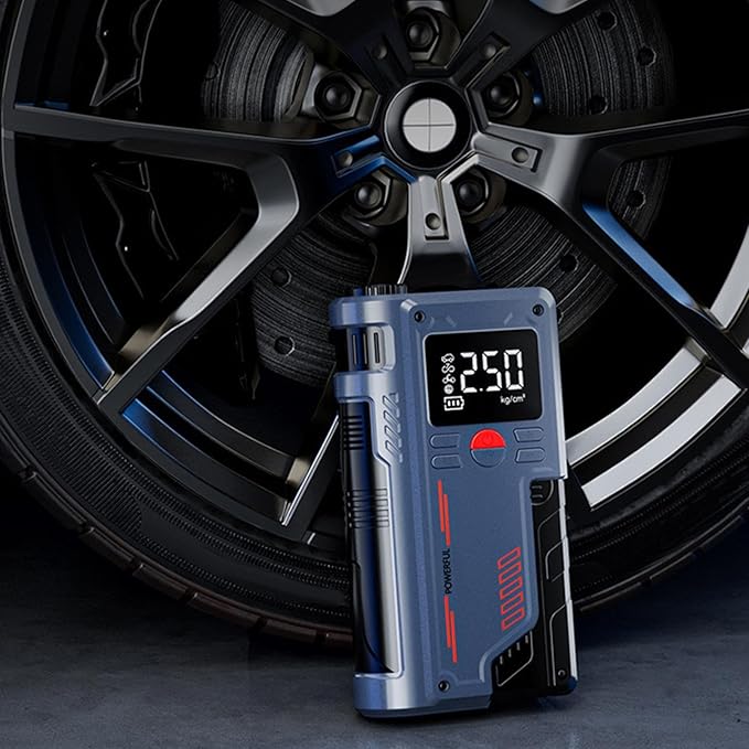 Portable Car Jump Starter 3 in 1 with Digital Display